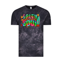 Cloud Black salty soul Vintage Tee - AdoDesignShop