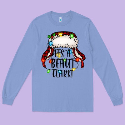 It's A Beaut Clark Christmas Vacation Long Sleeve Tee Designed By Jasminsmagicworld
