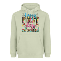 Matcha happy first day of school Heavyweight Hoodie - BundleAndBundleShop