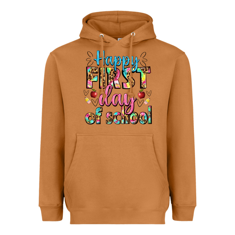 Happy First Day Of School Heavyweight Hoodie by BundleAndBundleShop | Teevron