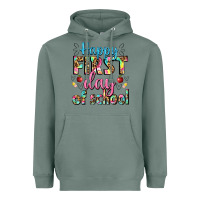 Sage happy first day of school Heavyweight Hoodie - BundleAndBundleShop