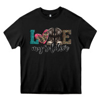 Black armed forces day love my soldier Heavy Core Tee - Artiststas