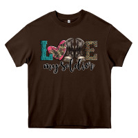 Chocolate Brown armed forces day love my soldier Heavy Core Tee - Artiststas