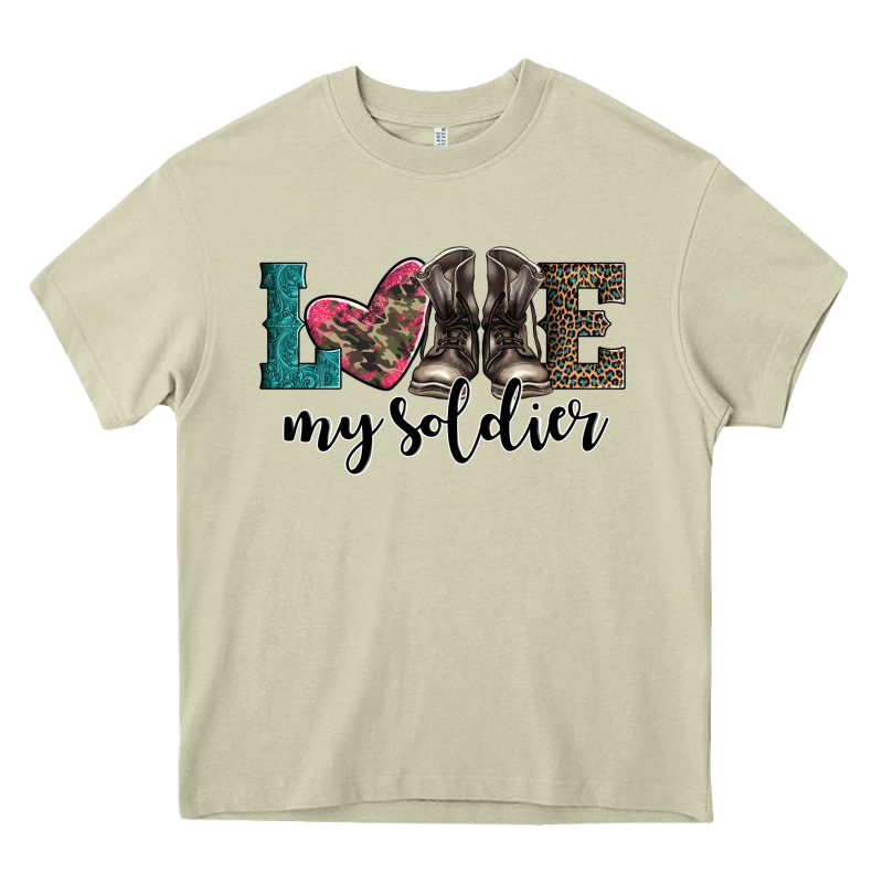 Armed Forces Day Love My Soldier Heavy Core Tee by Artiststas | Teevron