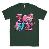 Sports Green love and gnomes Classic Tee - AdoDesignShop