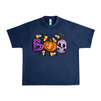 Navy Boo halloween Urban Heavy Tee - Artiststas
