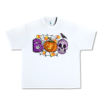 White Boo halloween Urban Heavy Tee - Artiststas