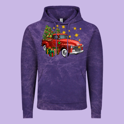Christmas Truck Vintage Hoodie Designed By Fadigitalartstudio