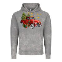 Cloud Rock christmas truck Vintage Hoodie - FaDigitalArtStudio
