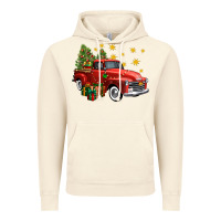 Vintage Artic christmas truck Vintage Hoodie - FaDigitalArtStudio