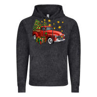 Vintage Black christmas truck Vintage Hoodie - FaDigitalArtStudio