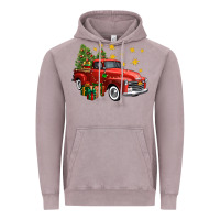 Vintage Zinc christmas truck Vintage Hoodie - FaDigitalArtStudio
