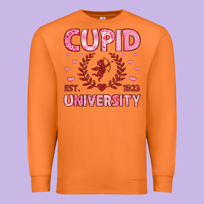 Cupid University Premium Sweatshirt Designed By Lillyallendesigns