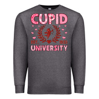 Charcoal Heather cupid university Premium Sweatshirt - LillyAllenDesigns