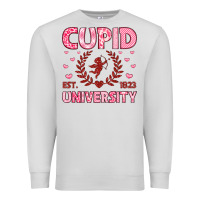 Dove Grey cupid university Premium Sweatshirt - LillyAllenDesigns