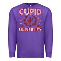 Purple cupid university Premium Sweatshirt - LillyAllenDesigns