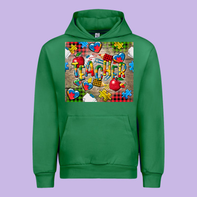 Teacher Autism Urban Hoodie Designed By Cowgirlartshop