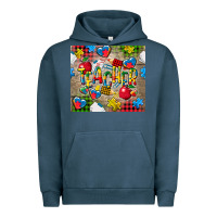 Pigment Midnight Navy teacher autism Urban Hoodie - CowGirlArtShop