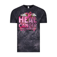 Cloud Black heal cancer for nothing is impossible with god luk Vintage Tee - Artiststas