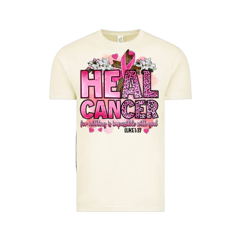Heal Cancer For Nothing Is Impossible With God Luk Vintage Tee by Artiststas | Teevron