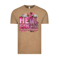 Vintage Coffee heal cancer for nothing is impossible with god luk Vintage Tee - Artiststas