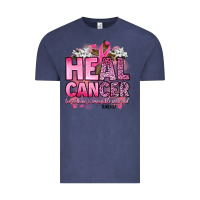 Vintage Denim heal cancer for nothing is impossible with god luk Vintage Tee - Artiststas