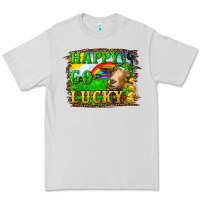 Dove Grey Happy Go Lucky Goat Premium Tee - RanaPortraitStore
