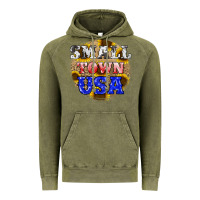 Vintage Olive small town usa Vintage Hoodie - JahusDesignShop