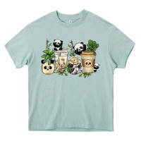 Arona panda coffee cups Heavy Core Tee - texasbilliewilder