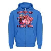 True Royal concha see te amo  i love you Zipper Hoodie - MaliasSmallBusiness