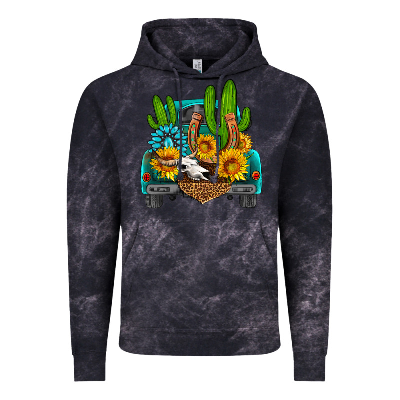 Western Truck Horseshoe Vintage Hoodie by HRA Design Shop | Teevron
