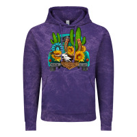 Cloud Purple western truck Horseshoe Vintage Hoodie - HRA Design Shop