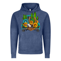 Vintage Denim western truck Horseshoe Vintage Hoodie - HRA Design Shop