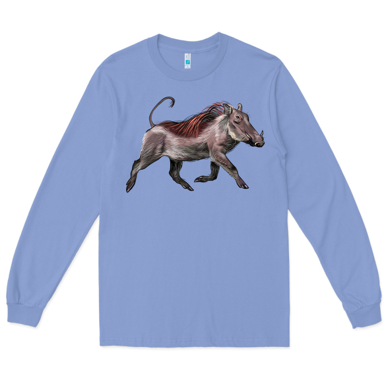 Warthog Illustrations Long Sleeve Tee by LillyAllenDesigns | Teevron