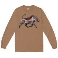 Toasted Coconut Warthog Illustrations Long Sleeve Tee - LillyAllenDesigns