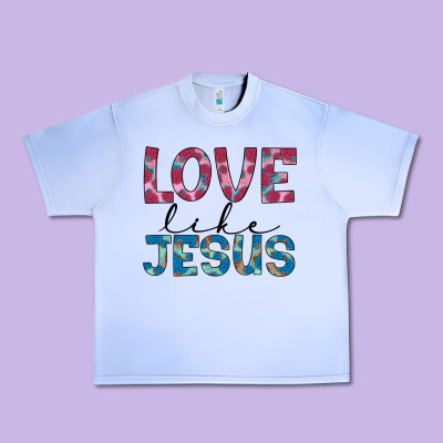 Love Like Jesus Urban Heavy Tee Designed By Jahusdesignshop