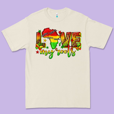 Premium Tee love my roots juneteenth