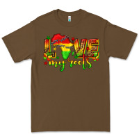 Cacao love my roots juneteenth Premium Tee - texasbilliewilder