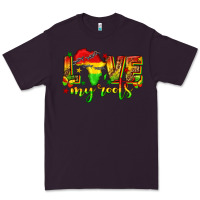 Plum love my roots juneteenth Premium Tee - texasbilliewilder