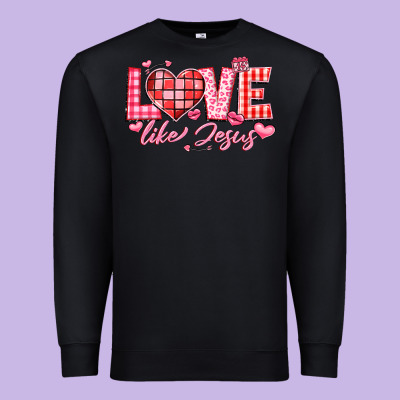 Love Like Jesus La Premium Sweatshirt Designed By Lillyallendesigns