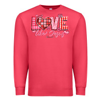 Cardinal love like jesus la Premium Sweatshirt - LillyAllenDesigns