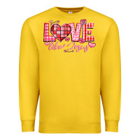 Lemon love like jesus la Premium Sweatshirt - LillyAllenDesigns