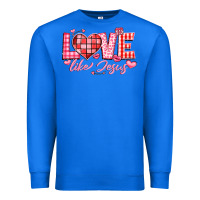 True Royal love like jesus la Premium Sweatshirt - LillyAllenDesigns