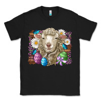 Black easter sheep eggs butterfly daisys leopard glitter wooden Classic Tee - Artiststas