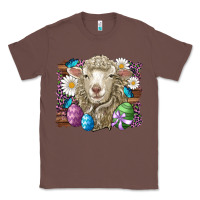 Chestnut easter sheep eggs butterfly daisys leopard glitter wooden Classic Tee - Artiststas