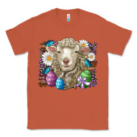 Copper easter sheep eggs butterfly daisys leopard glitter wooden Classic Tee - Artiststas