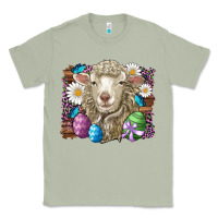 Matcha easter sheep eggs butterfly daisys leopard glitter wooden Classic Tee - Artiststas