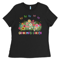 Black grandma garden birth month flower Ladies Tee - JahusDesignShop