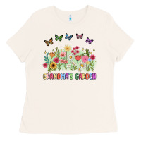 Grandma Garden Birth Month Flower Ladies Tee | Teevron