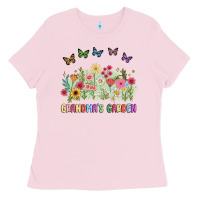 Bubblegum Pink grandma garden birth month flower Ladies Tee - JahusDesignShop